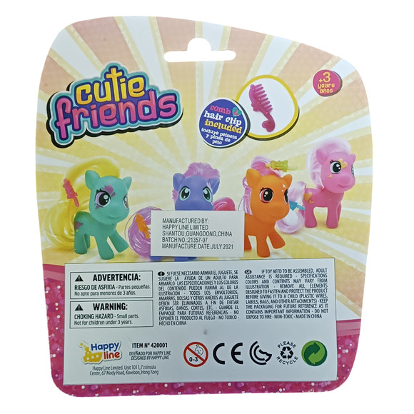 Happy Line Cutie Friends 3 inches Tiny Friend Set New - Picture 2 of 8